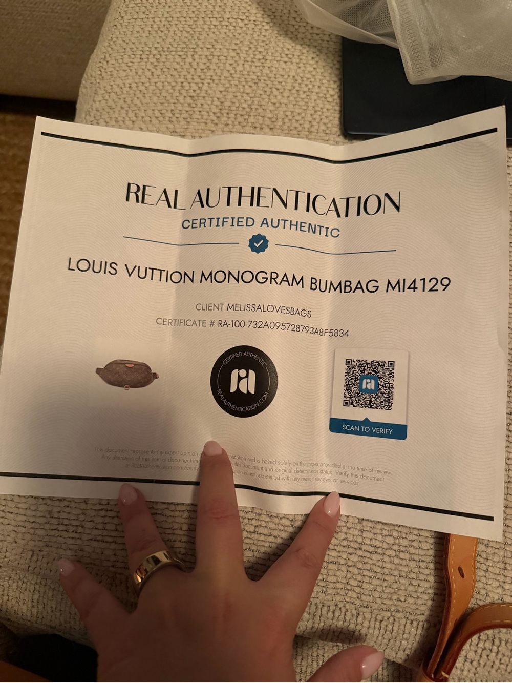Louis Vuitton Brown Monogram Bum Bag - Picture 15 of 15
